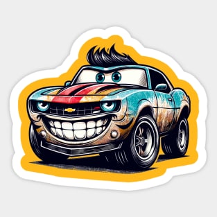 Funny chevy camaro Sticker